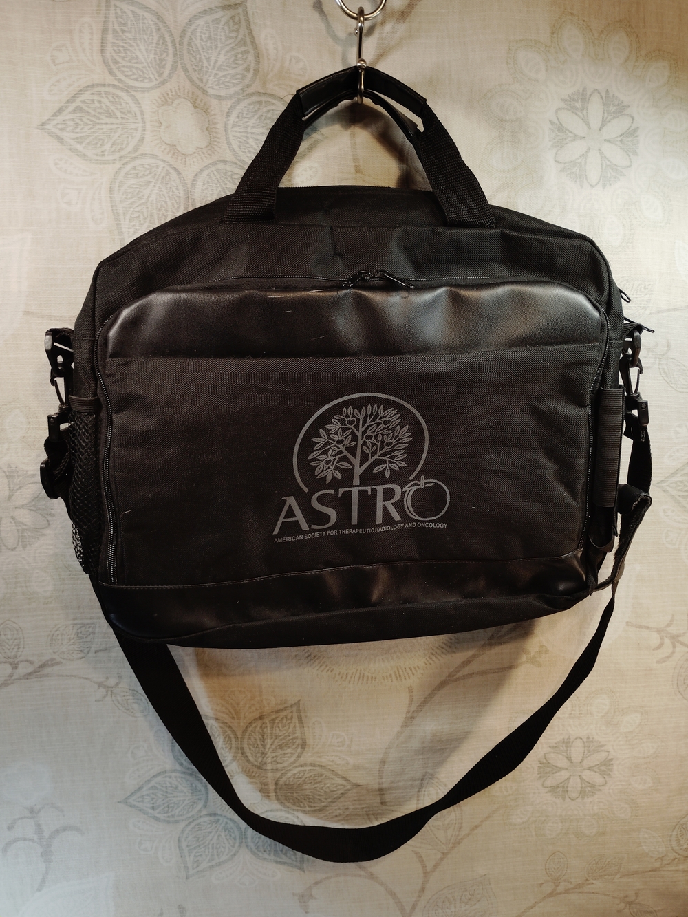 Black Laptop Bag for Men - Professional Messenger With Astro Logo